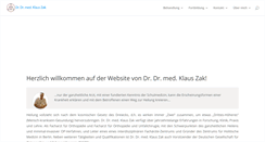 Desktop Screenshot of drdrklauszak.de